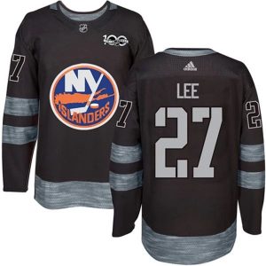 Herren NHL New York Islanders Eishockey Trikot Anders Lee 27 1917-2017 100th Anniversary Schwarz Authentic